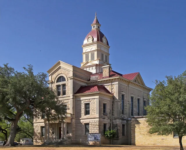 Bandera County courthouse reference photograph