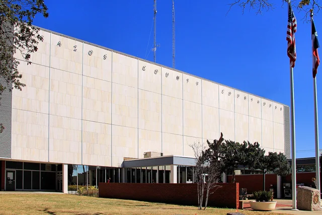 Brazos County courthouse reference photograph