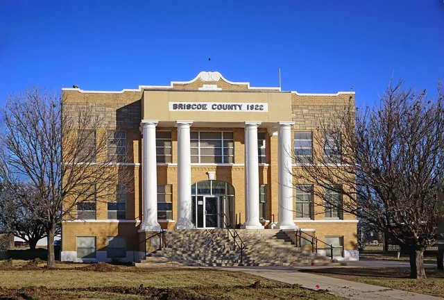 Briscoe County courthouse reference photograph
