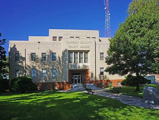 Carson County courthouse reference photograph