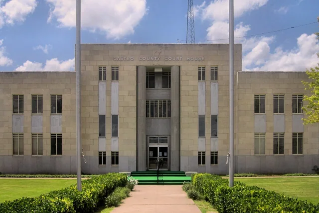 Castro County courthouse reference photograph