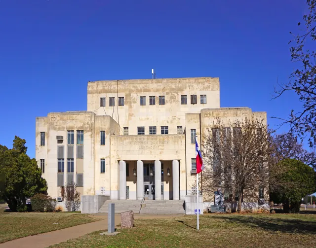 Childress County courthouse reference photograph