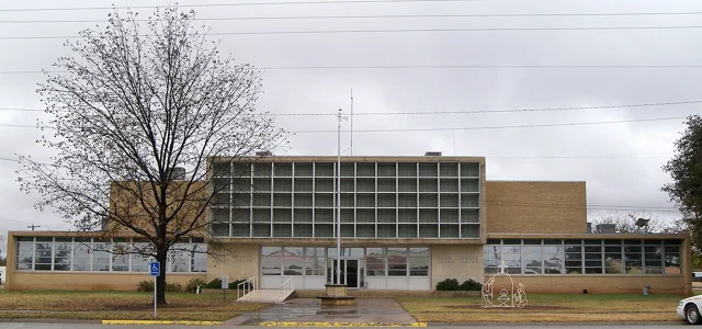 Coke County courthouse reference photograph