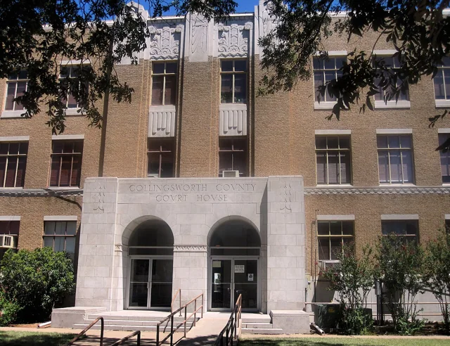Collingsworth County courthouse reference photograph