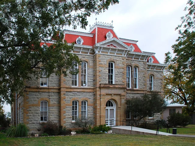 Concho County courthouse reference photograph