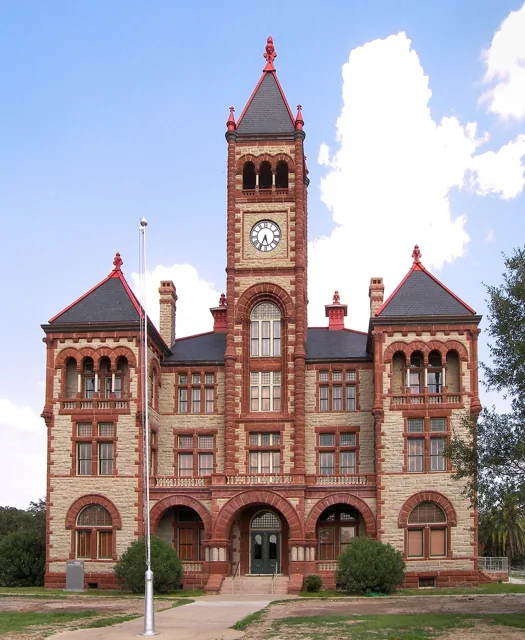 DeWitt County courthouse reference photograph