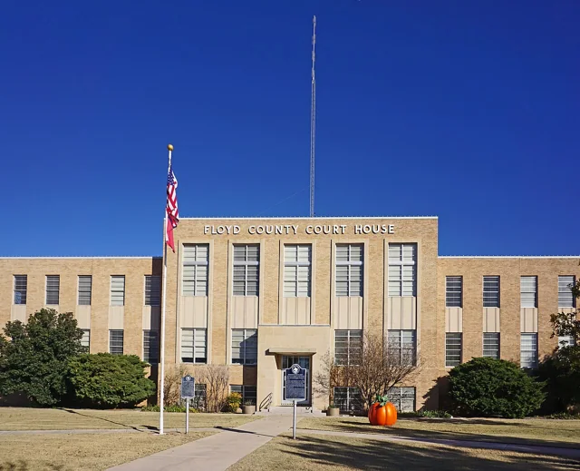 Floyd County courthouse reference photograph