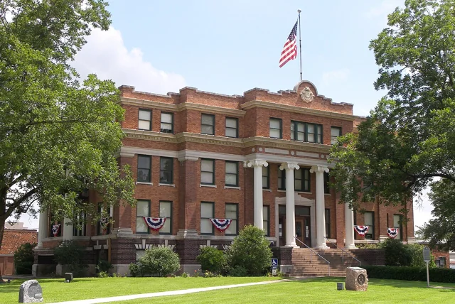 Freestone County courthouse reference photograph