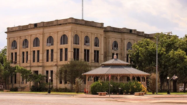 Haskell County courthouse reference photograph