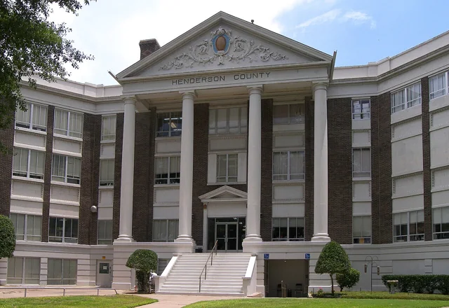 Henderson County courthouse reference photograph