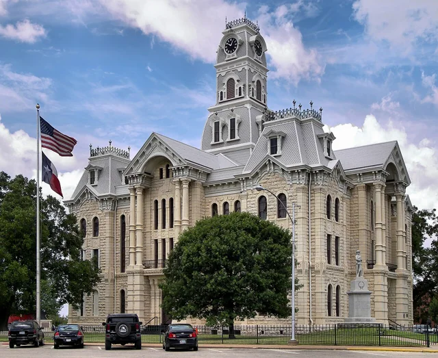 Hill County courthouse reference photograph