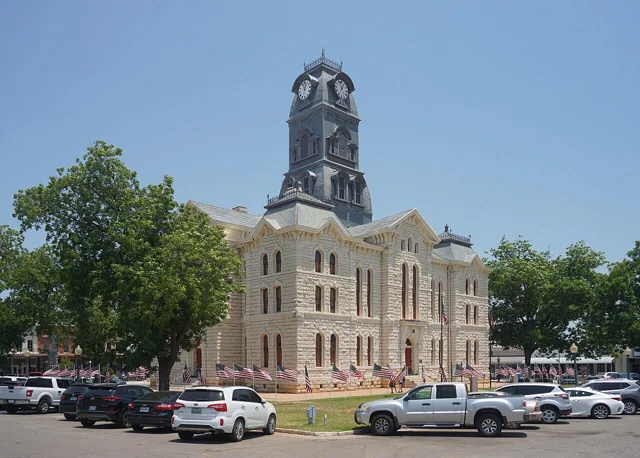 Hood County courthouse reference photograph