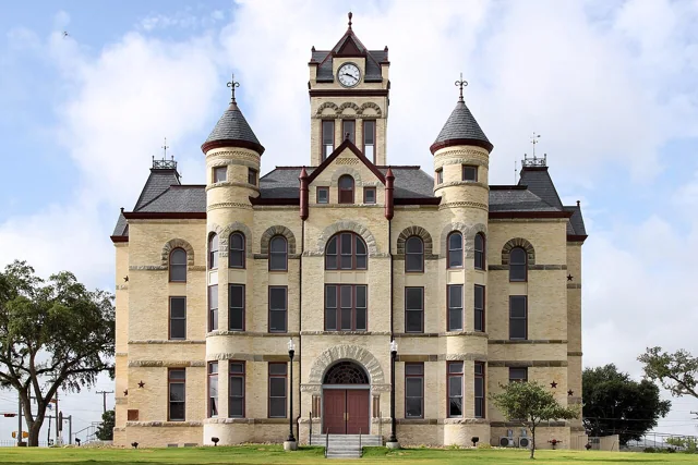 Karnes County courthouse reference photograph