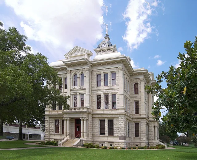 Milam County courthouse reference photograph