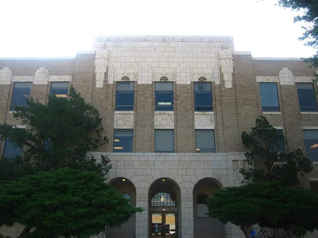 Moore County courthouse reference photograph