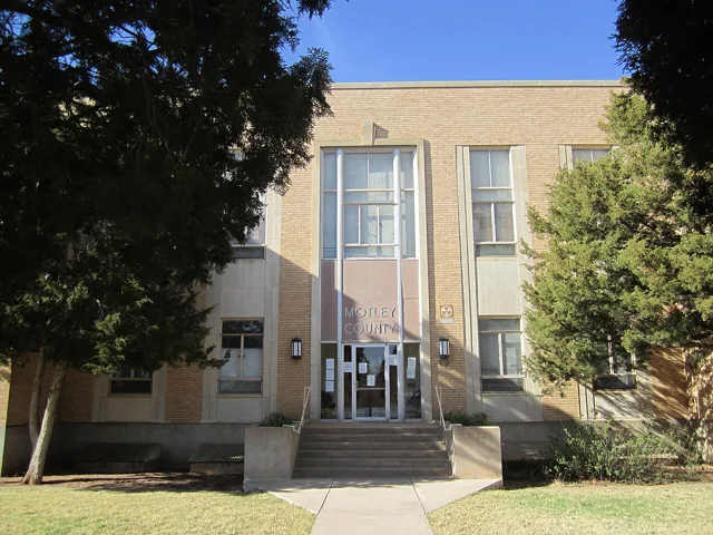 Motley County courthouse reference photograph