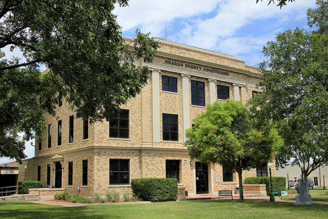 Reagan County courthouse reference photograph