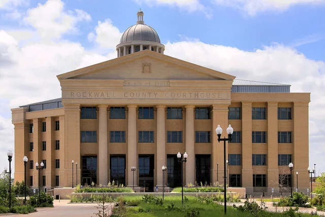 Rockwall County courthouse reference photograph