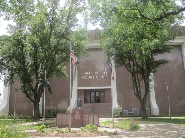 Scurry County courthouse reference photograph