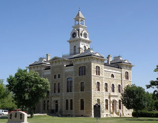 Shackelford County courthouse reference photograph