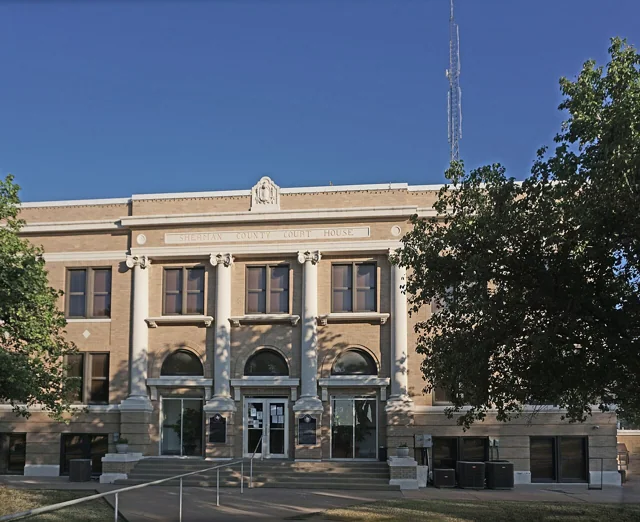 Sherman County courthouse reference photograph