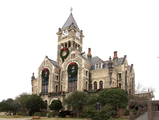 Victoria County courthouse reference photograph