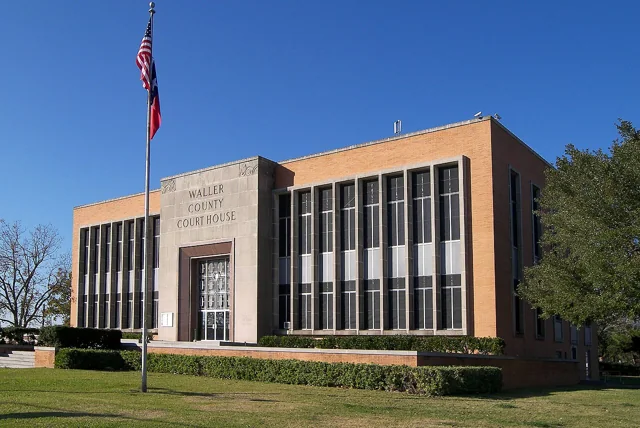 Waller County courthouse reference photograph
