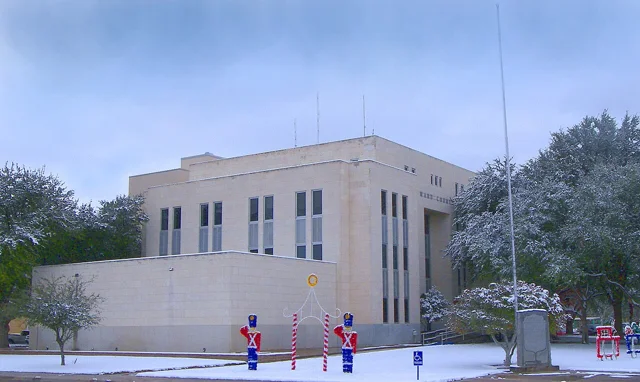 Ward County courthouse reference photograph