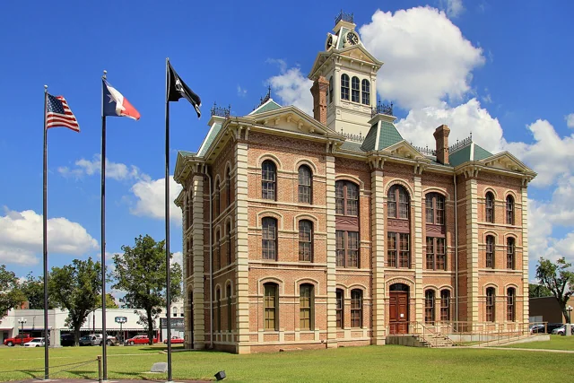 Wharton County courthouse reference photograph